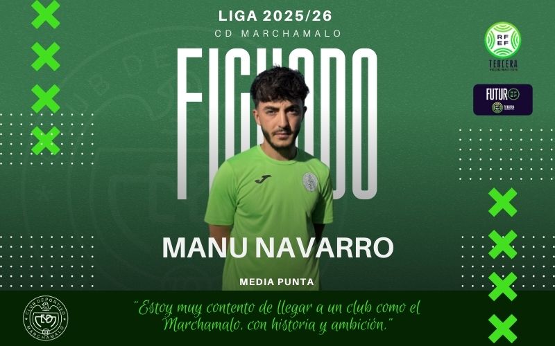 Manuel Navarro, nuevo refuerzo para la mediapunta del CD Marchamalo