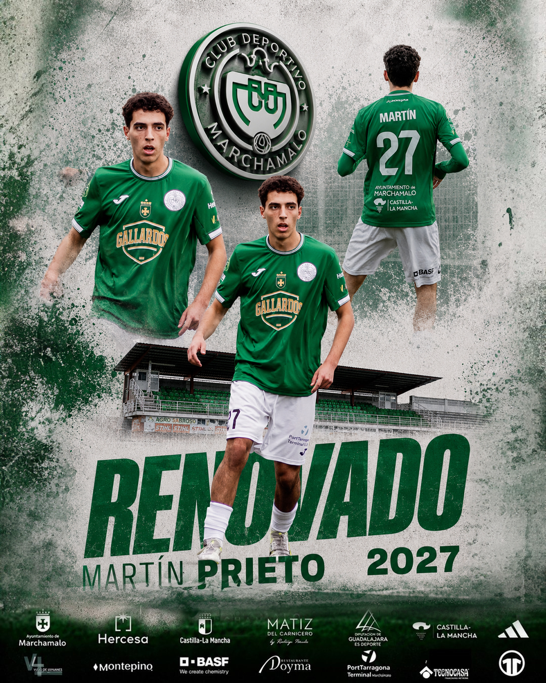 Martín Prieto, un año más de gallardo