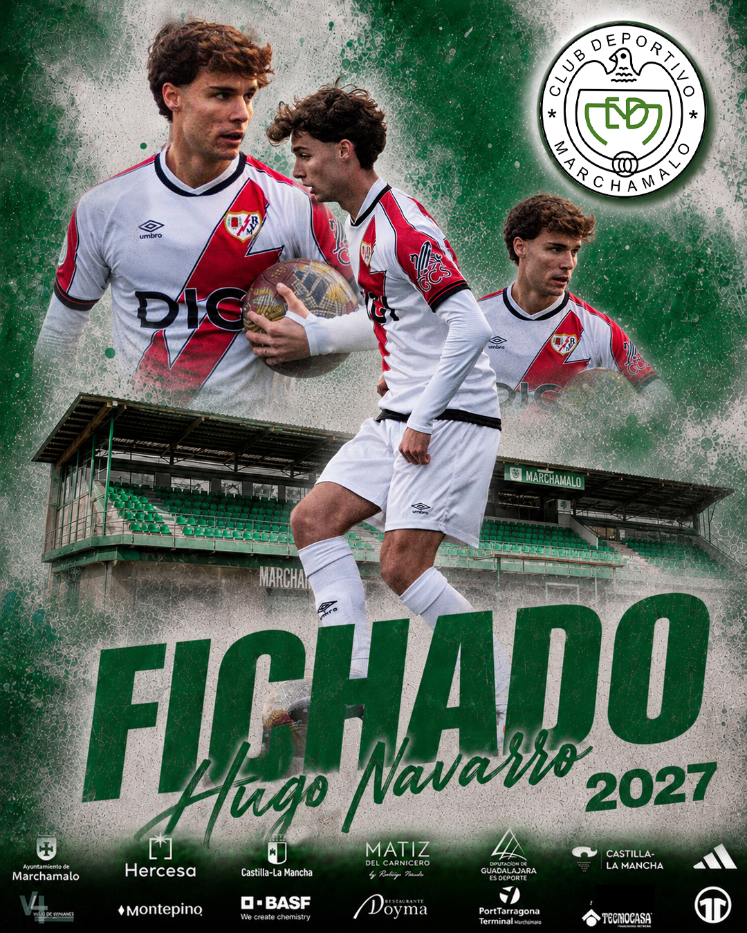 Hugo Navarro, experiencia y juventud que viene desde la Segunda Federación