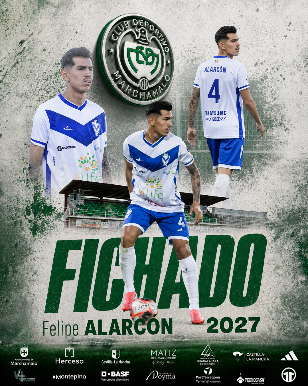 Felipe Alarcón, nuevo jugador del C.D. Marchamalo